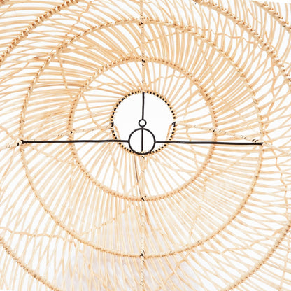 Rattan Pendant Light - Natural Twister, Medium Size