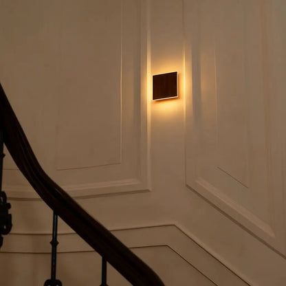 Walnut Cordless Wall Light - Rechargeable Dimmable Accent Lighting