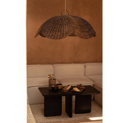 The Wave Pendant - Dark Walnut - L