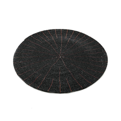 The Beaded Placemat - Black