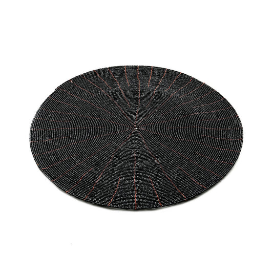 The Beaded Placemat - Black