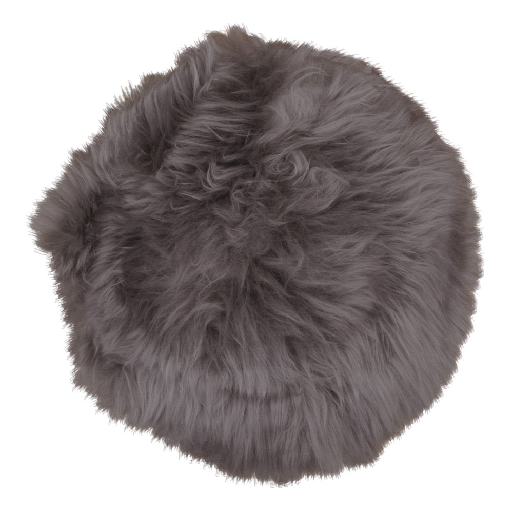 Lambskin Seat - Real Lambskin, Light Brown - Ø35 cm