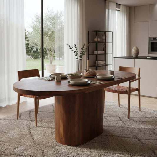 Bullnose Oblong eettafel 180, 200 of 240 cm