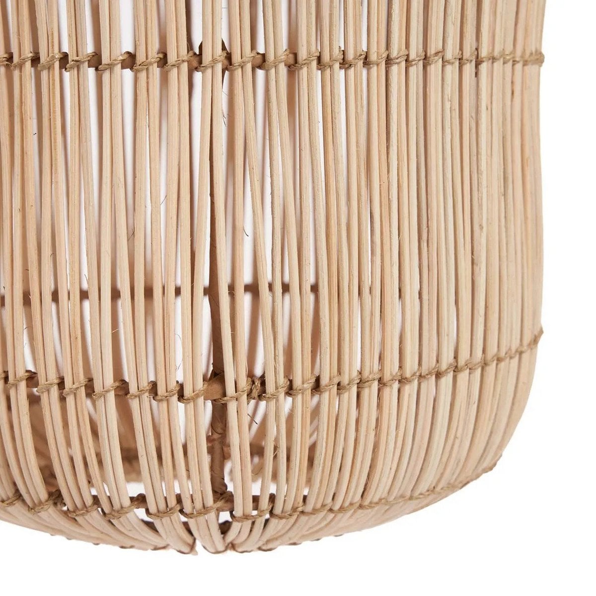 Rattan Pendant Light - Natural Banana Leaf, XL Size