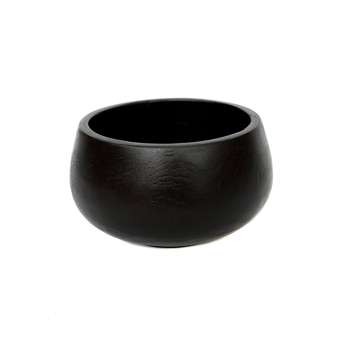 Teak Wood Bowl - Black Decorative Bowl for Home Decor & Jewelry