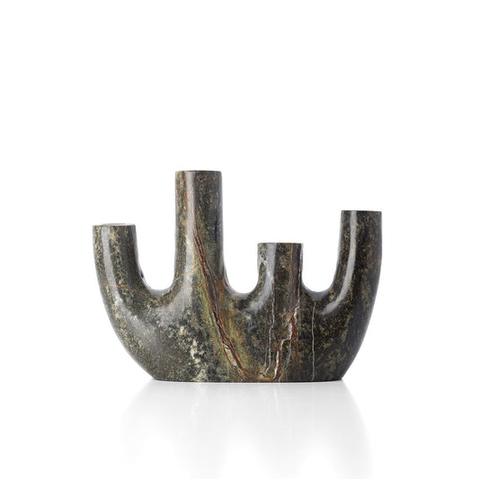 Bidasar Marble Vase - Green Low