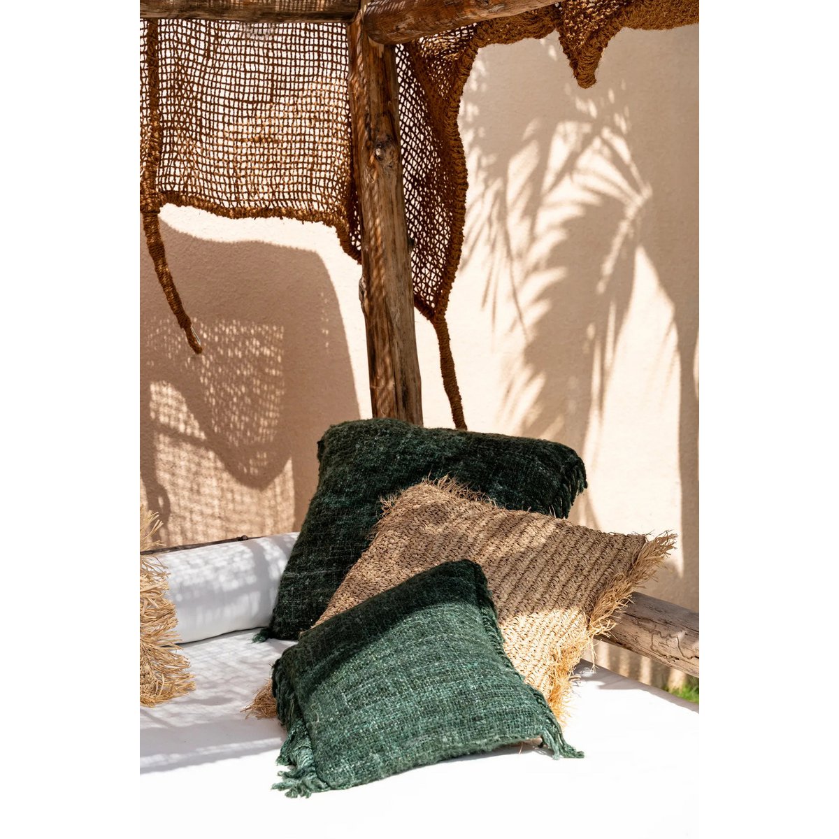 The Oh My Gee Cushion Cover - Forest Green - 40x40