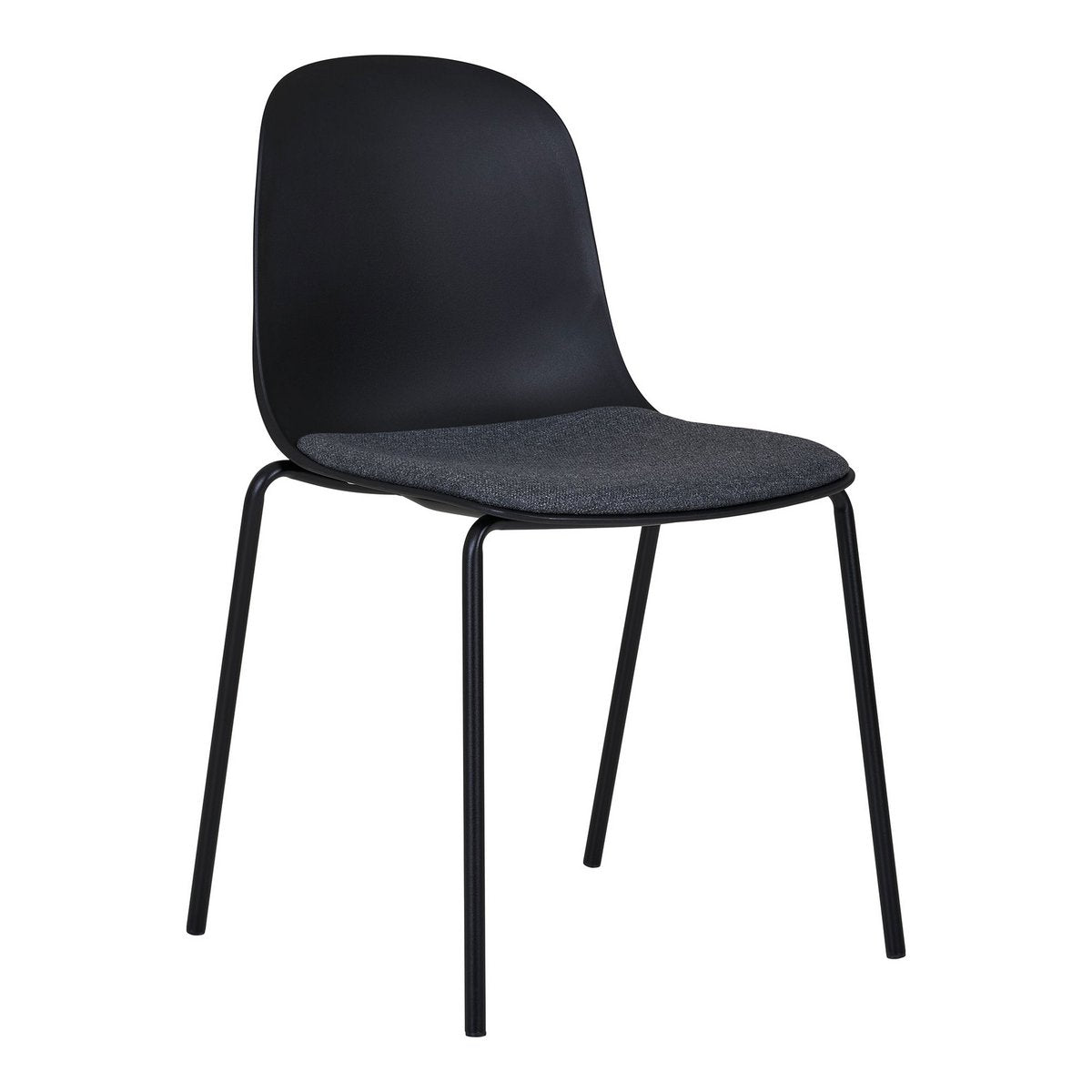 Madalena Dining Chair - Black, 53x50x85cm - Set of 2