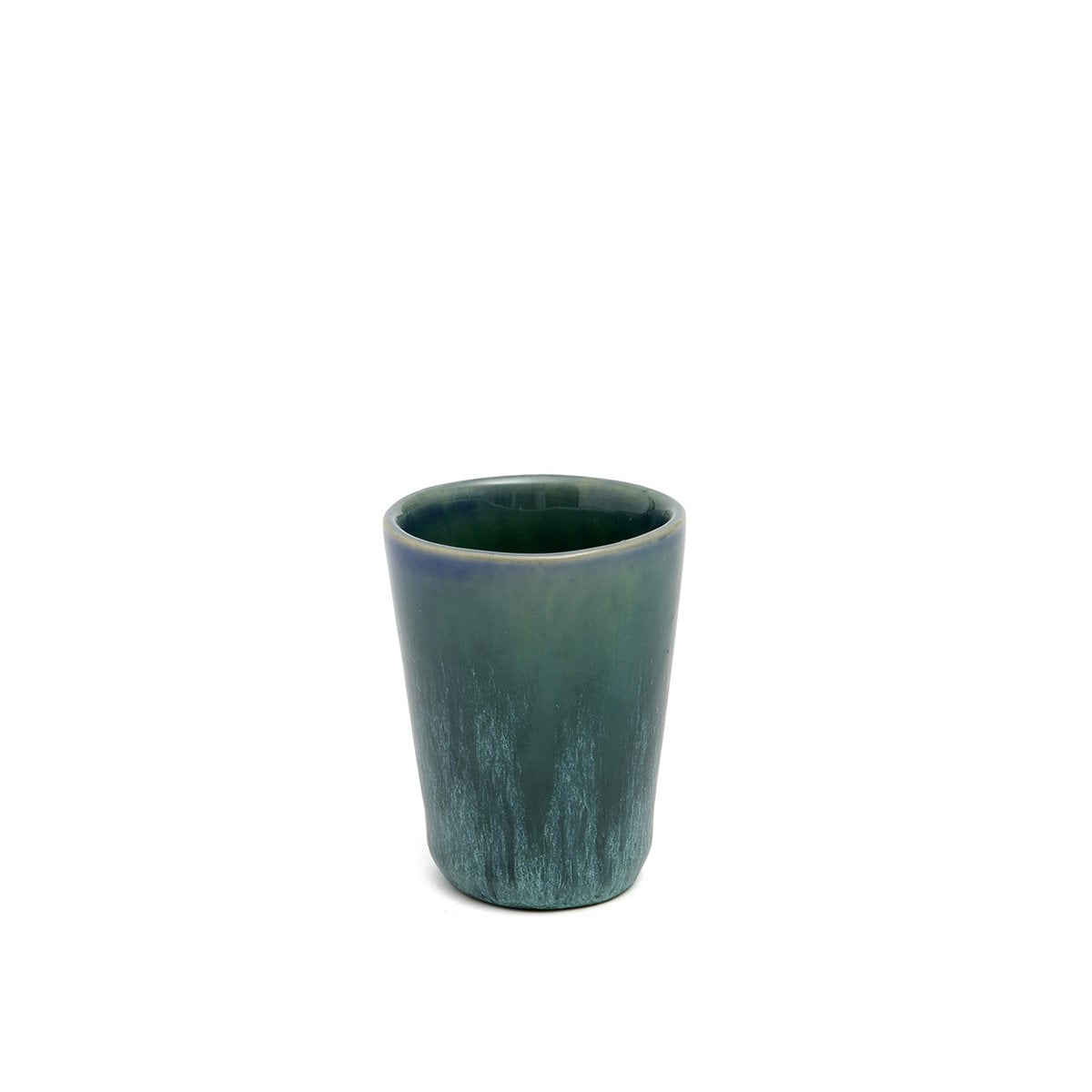 Ceramic Espresso Cup - Aqua Glaze, Small Coffee Cup for Espresso