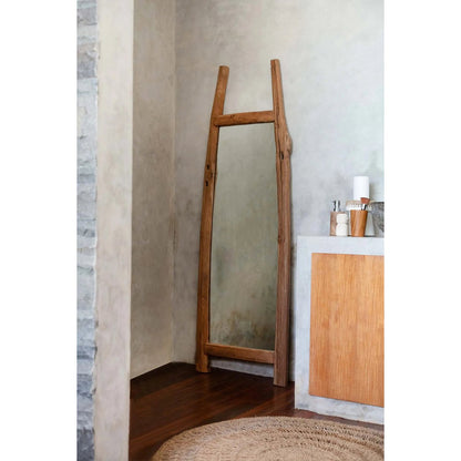 Full Length Dressing Room Mirror - Natural Finish