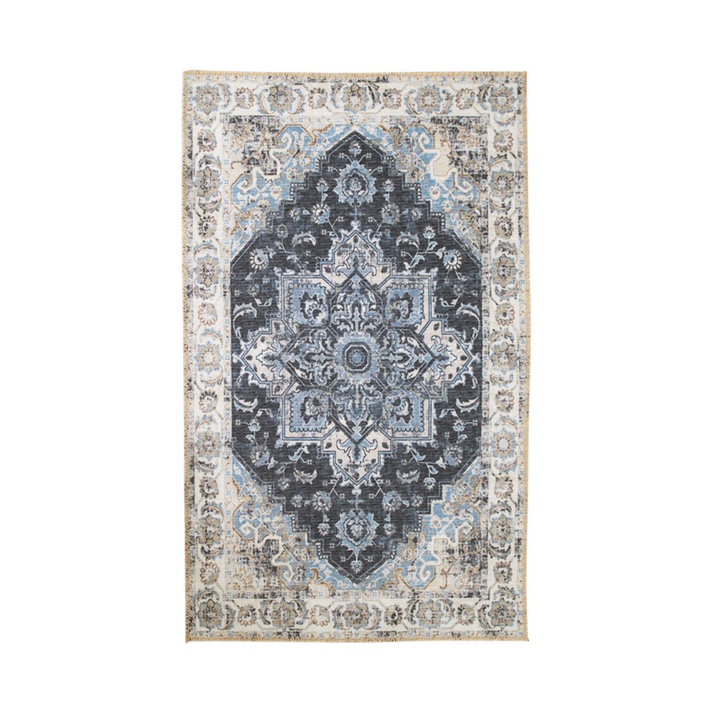 Tapis Havana - Bleu, Chenille Polyester, 160x230cm