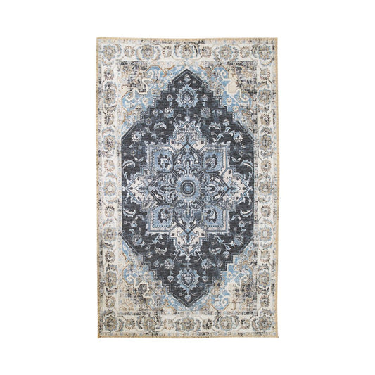 Chenille Πολυεστερικό Χαλί - Σχέδιο Havana Blue, 160x230cm