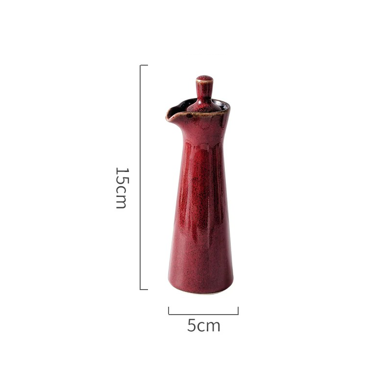 Runned Glazed Dispenser Bottle | Κεραμικός