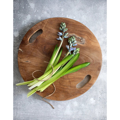The Teak Root Tray - Natural - M