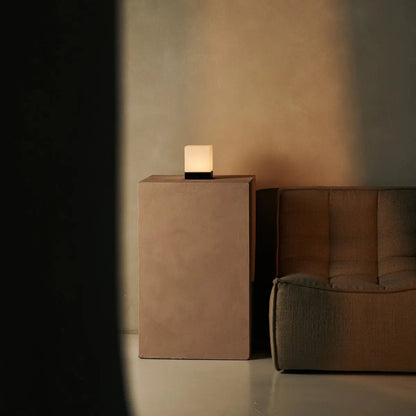 Yce Black Cordless Wooden Lamp | Rechargeable, Dimmable & 100-Hours Battery Life