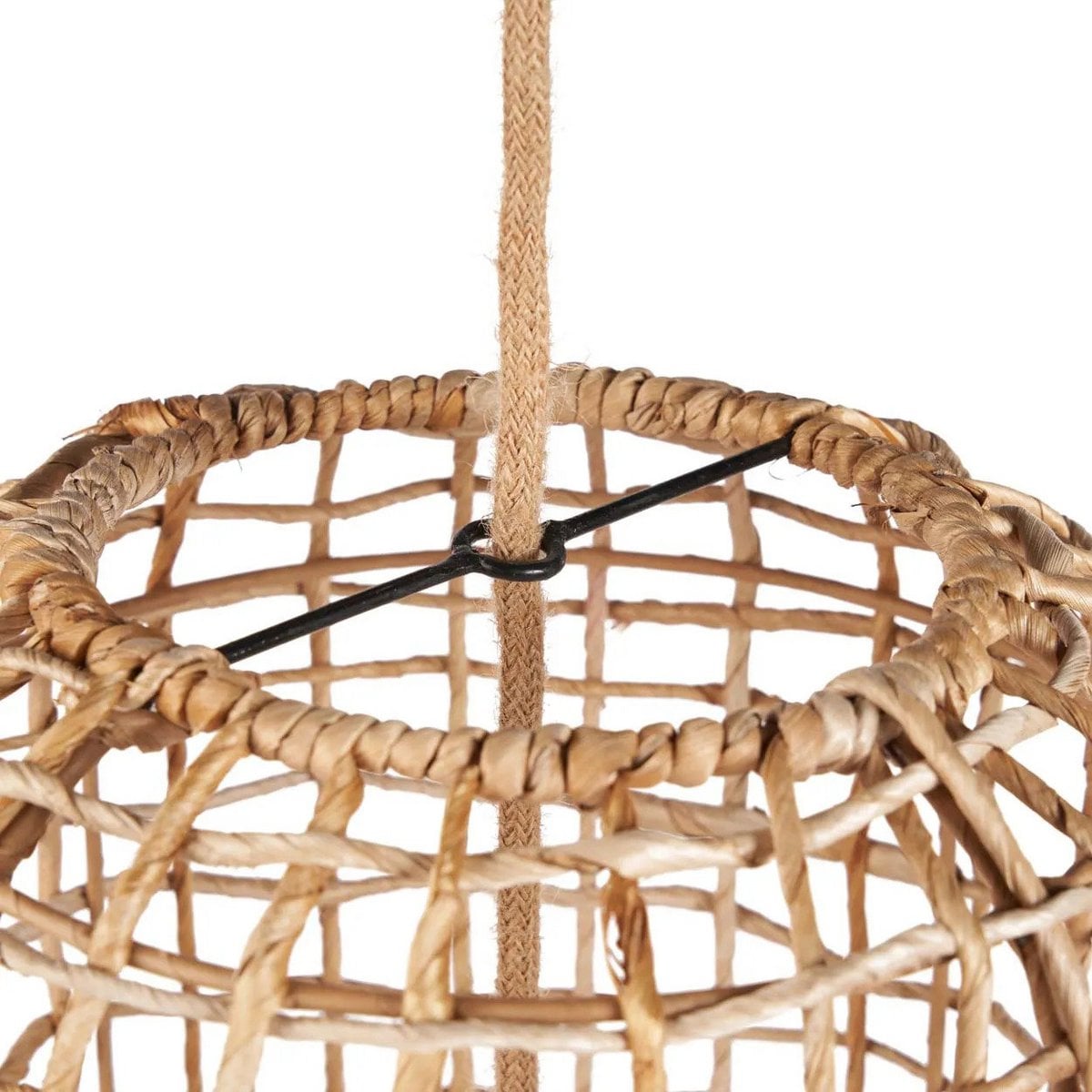 Banana Leaf Pendant Light - Natural Woven Design, XL Size