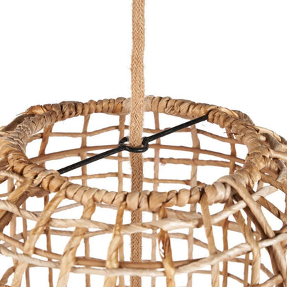 Banana Leaf Pendant Light - Natural Woven Design, XL Size