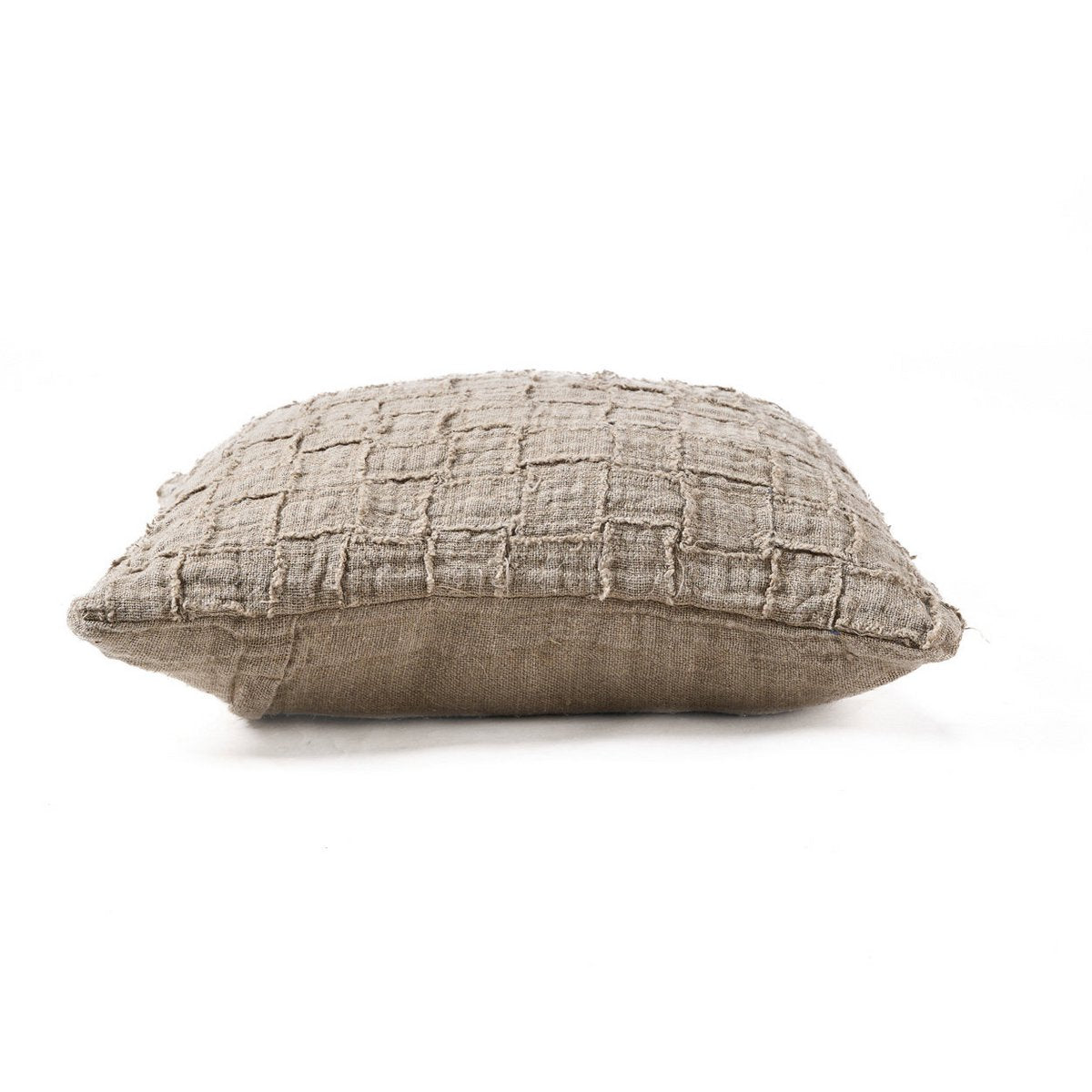 Funda de cojín The Linen Damier - Natural