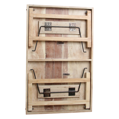 Limewash coffee table foldable