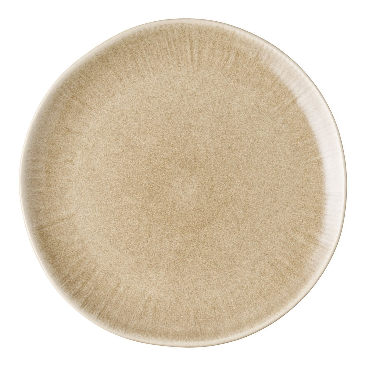 Viola Dinner plate, ceramic, beige, ø27 cm, set of 4