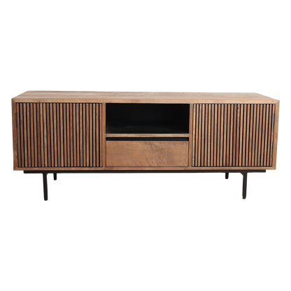 Rhythm teak TV cabinet - 140x45x55 cm