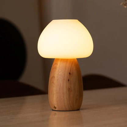 Rechargeable Bear Table Lamp - Brown Cordless Dimmable Night Light