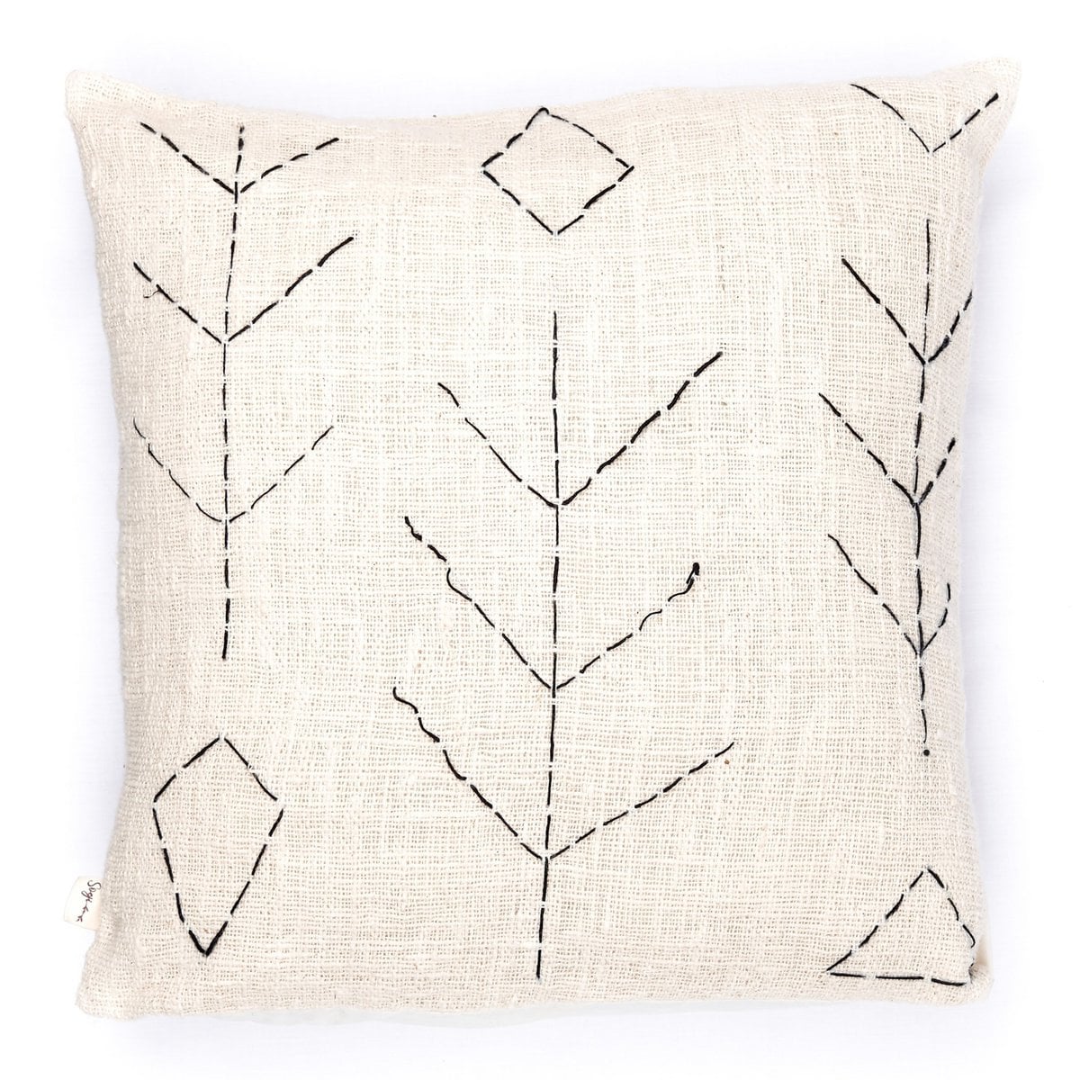 Handwoven Cotton Pillow Case – Decorative Throw Cushion, Two Sizes