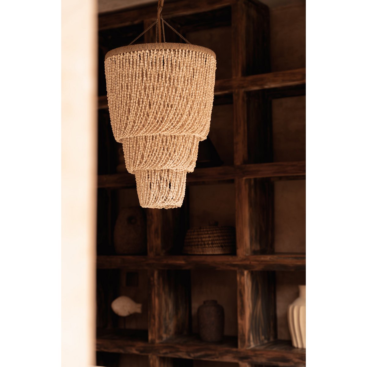 The Lagoon Shell Chandelier - Natural - L