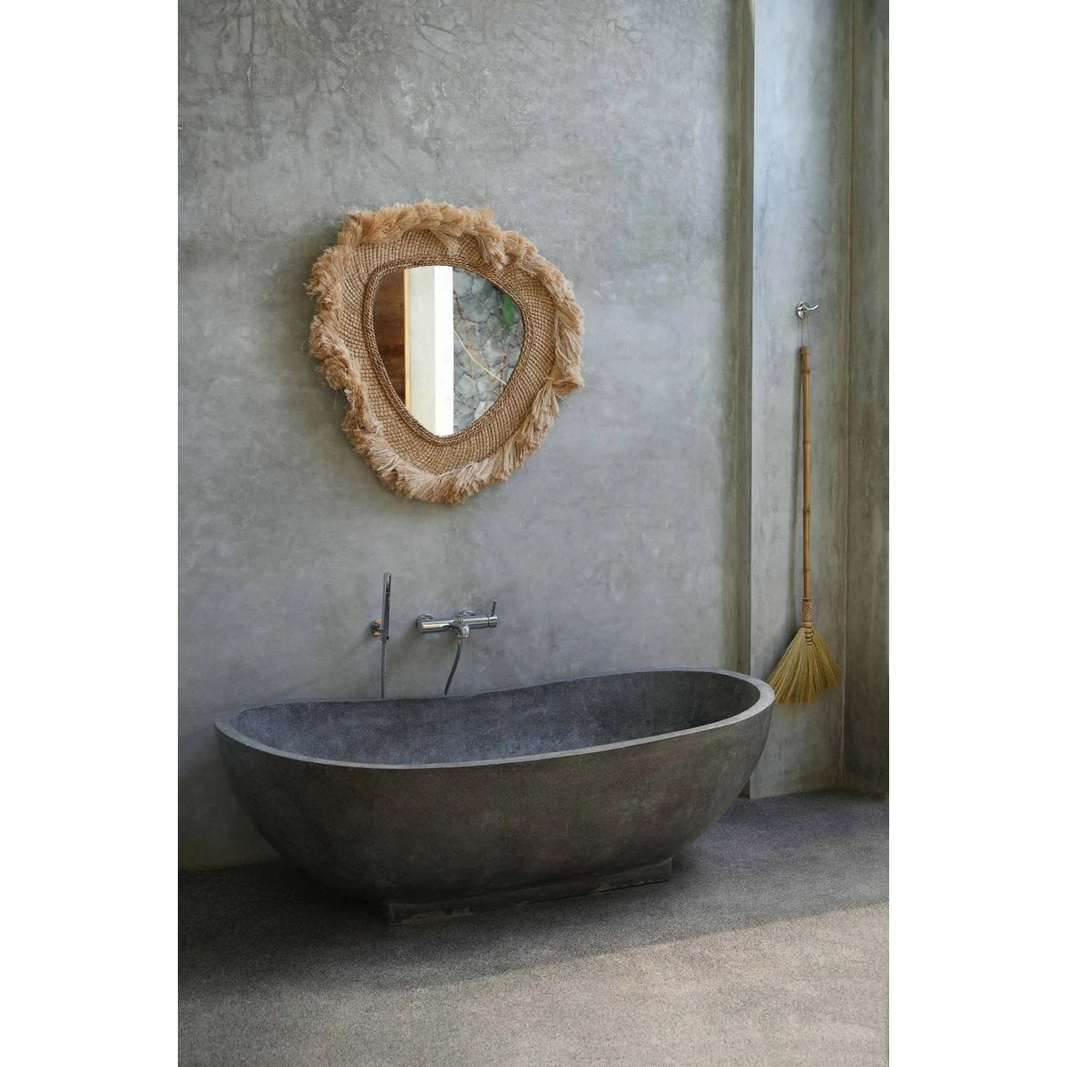 Wall Mirror Arched - Natural Finish - Large