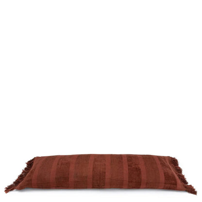 Velvet Cushion Cover - Burgundy Bohemian Style - 35x100