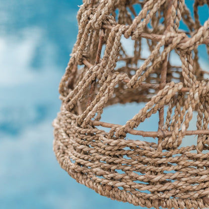 Seagrass Lampshade - Natural Woven Lamp Shade for Ambient Lighting