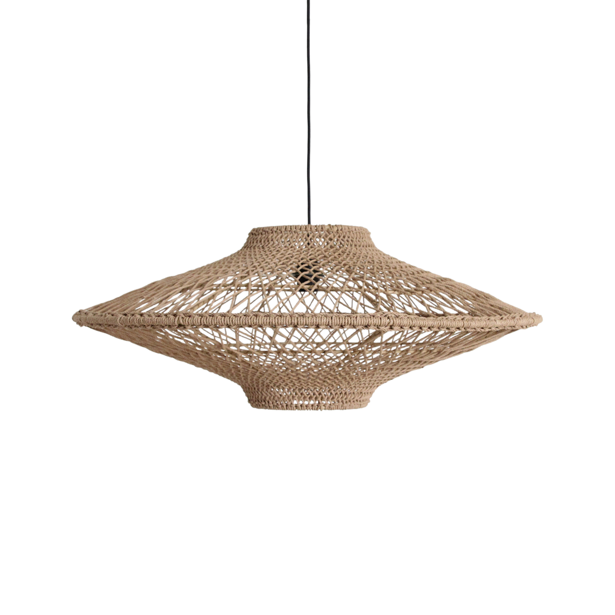 Corda hanging lamp Naturel Large