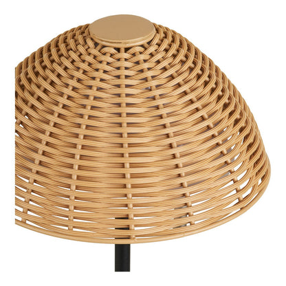 Metal LED Table Lamp Rechargeable - Nature & Black Finish