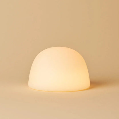 Rechargeable Table Lamp - Light Brown Dimmable Lamp with Modular Shade