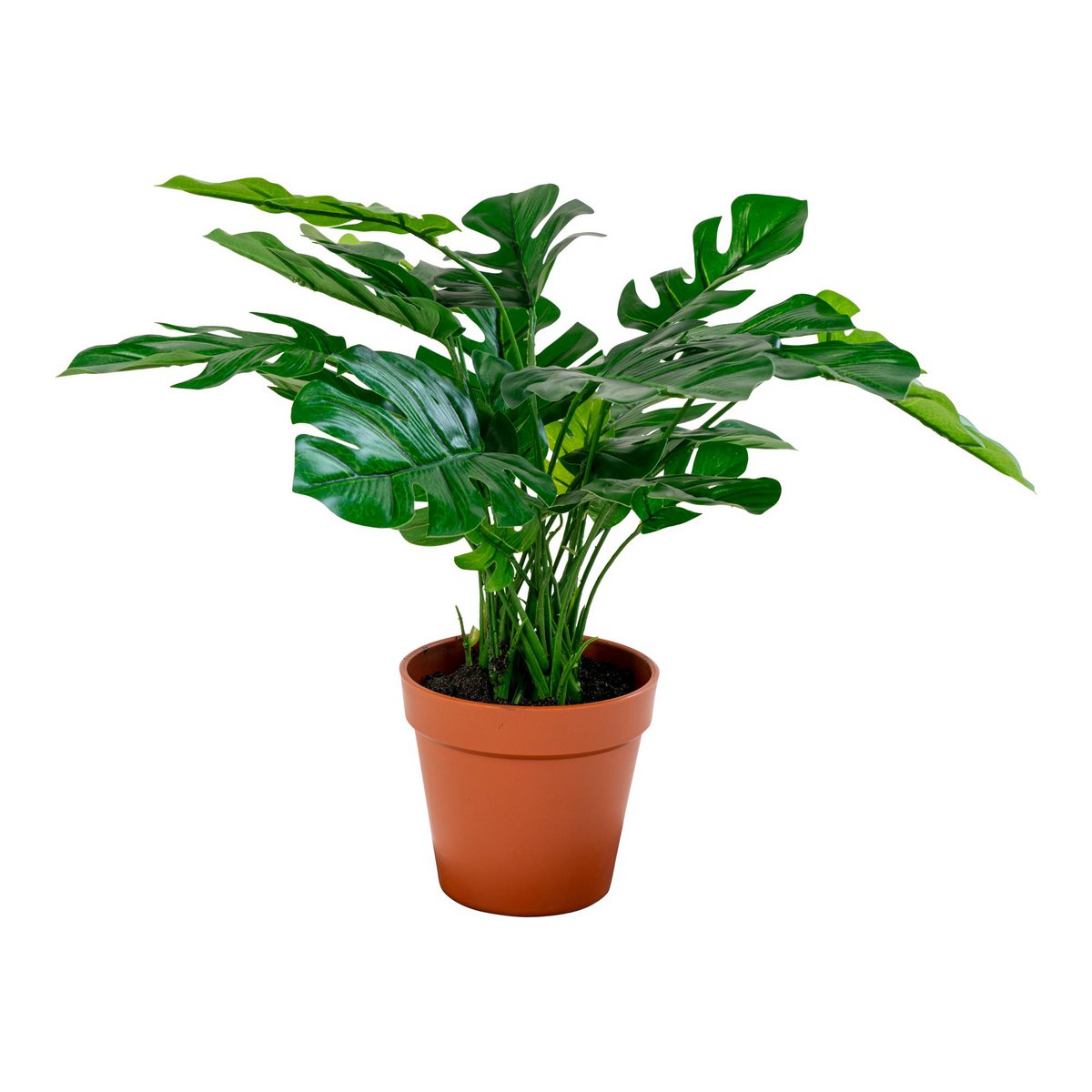 Artificial Monstera Plant – Green Tropical Decor, 45 cm Height