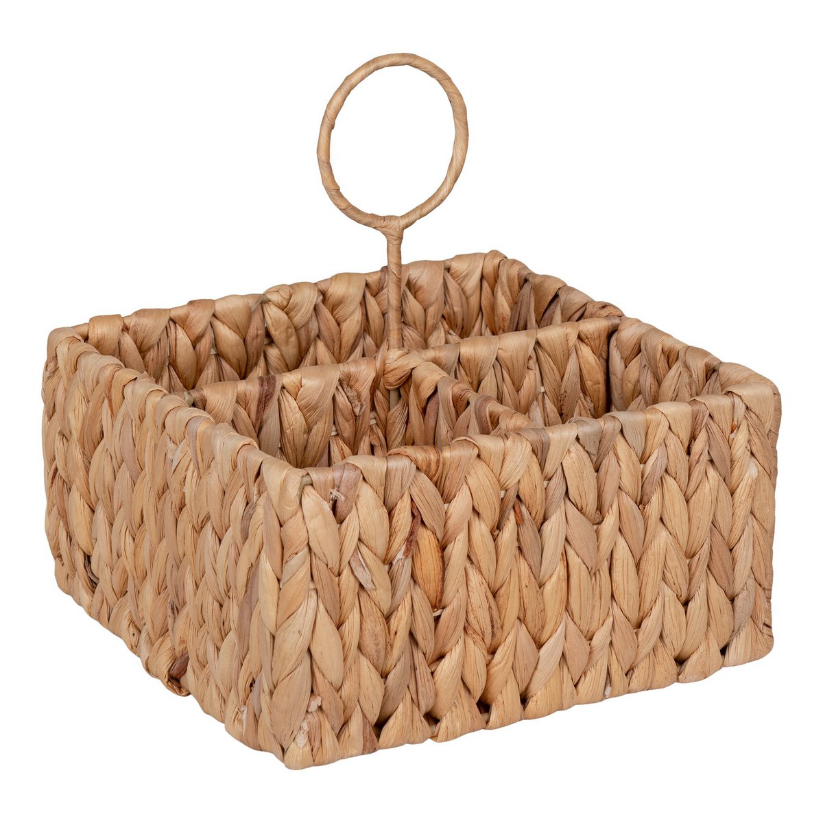 Pleiku Storage Box - Storage Box, water hyacinth, natural, 20x11x20 cm