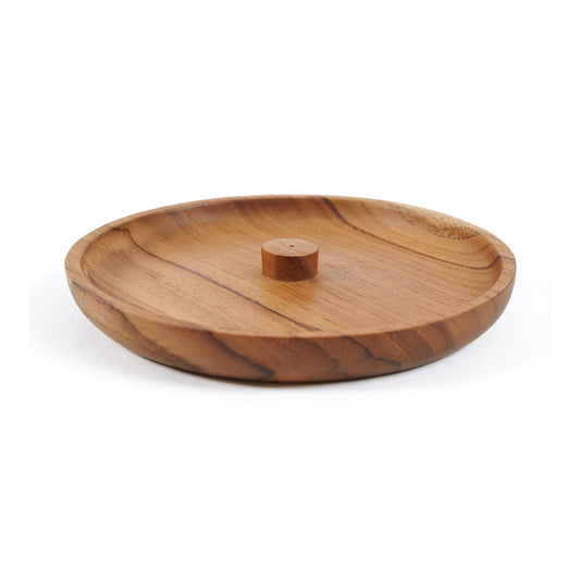 Teak Root Incense Ash Holder - Natural Wood