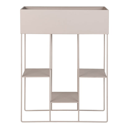 Rabo Planter - Planter, steel, 3 shelves, sand, 25x60x80 cm