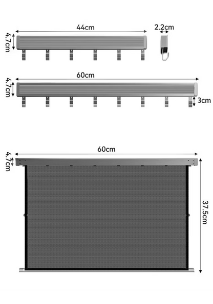 Smart Foldable Wall Rack | Metal