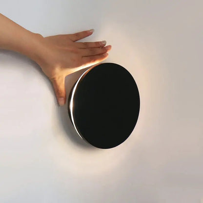 Lou Black Cordless Wall Light | Rechargeable & Dimmable with Touch Control – 2700K Warm Light
