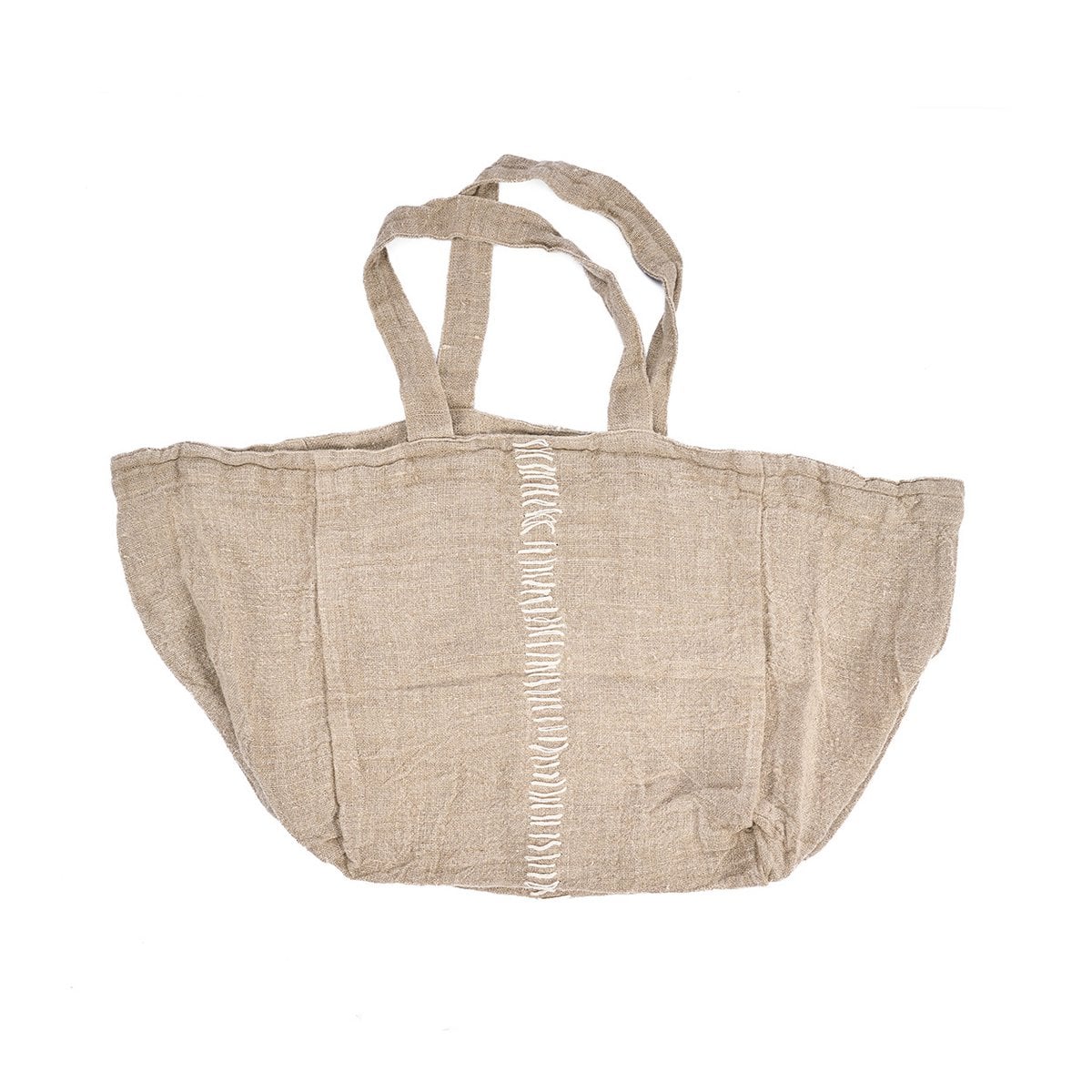 Linen Tote Bag - Natural Fabric Shopper
