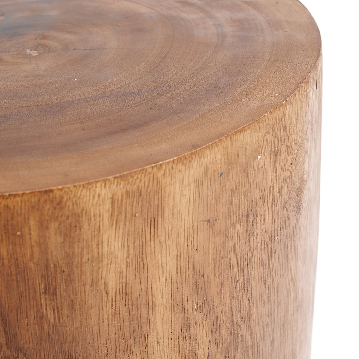 Munggur Wood Stool - The Tribe Natural Accent Stool