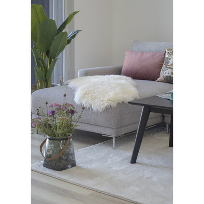 Lambskin Rug Ivory - Real Sheepskin Accent Rug - 50x85 cm