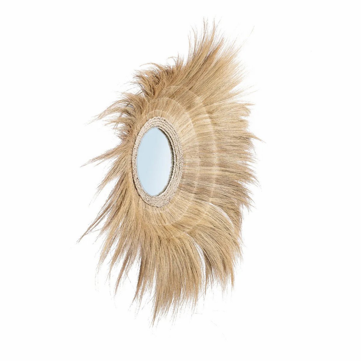 Dried Grass Sunken Forest Mirror - Natural