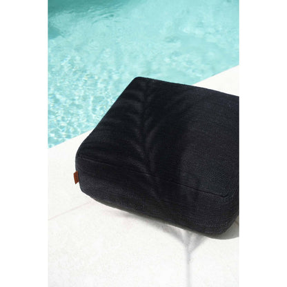 Black Pouffe Ottoman - Comfortable Seating