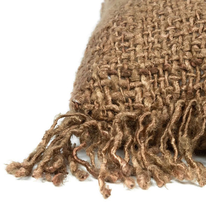 Brown Cotton Cushion Cover 60x60