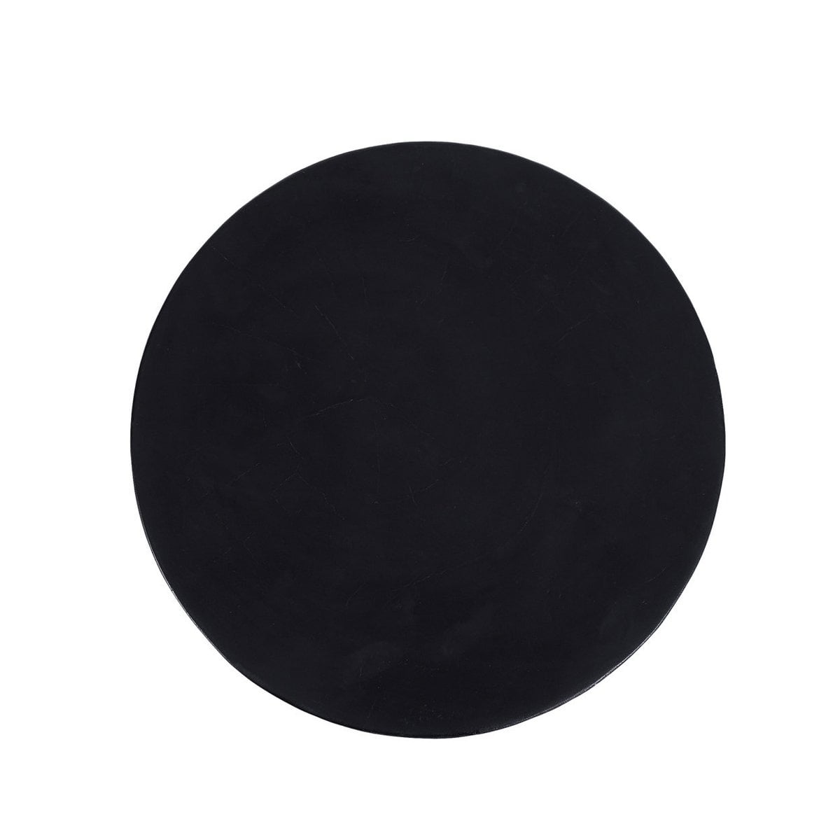 Suar Wood Stool - Black Accent Stool for Modern Interiors
