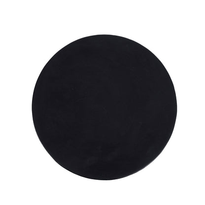 Suar Wood Stool - Black Accent Stool for Modern Interiors