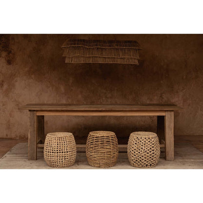 Banana Leaf Stool - Natural Accent Piece