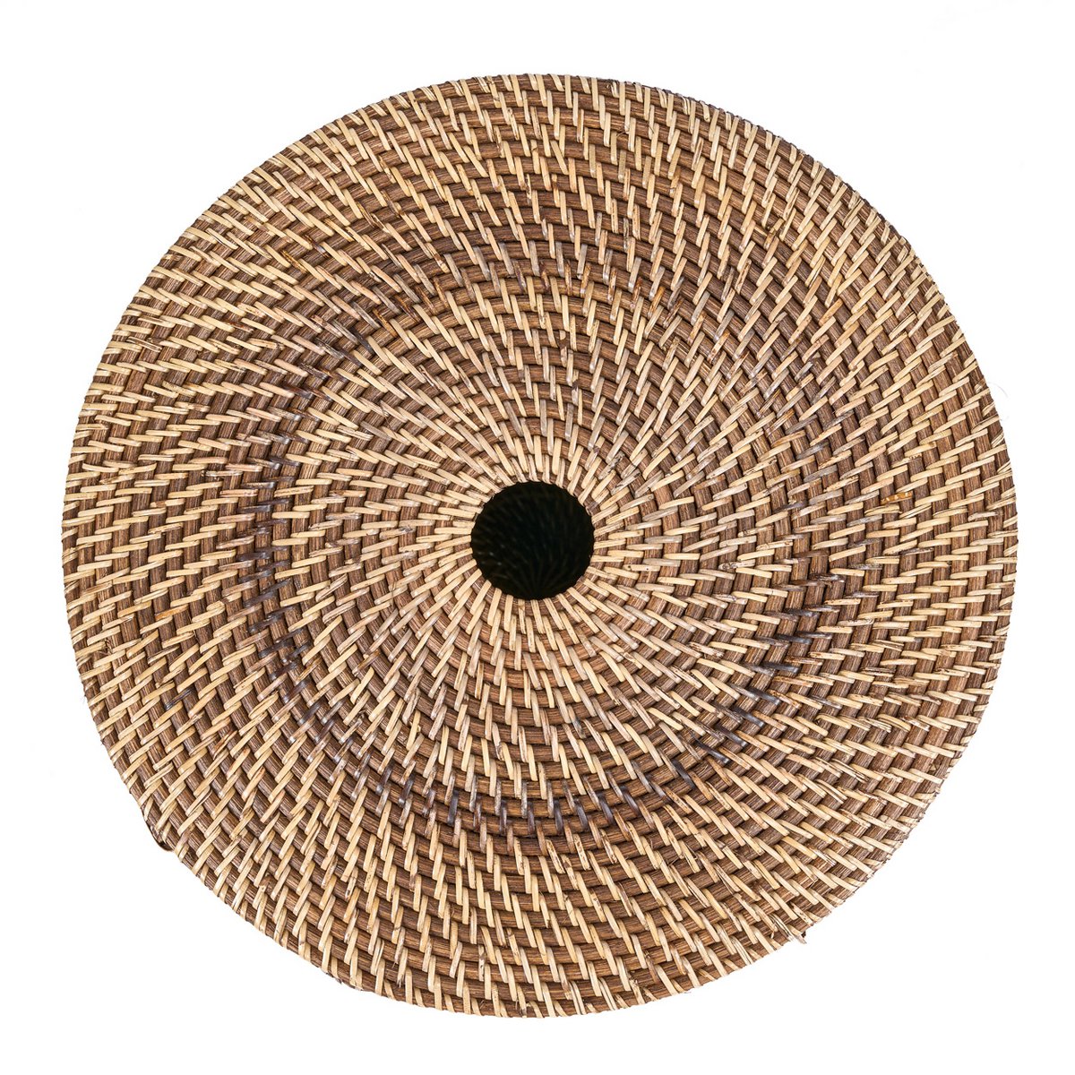 Rattan Laundry Basket - Natural Brown Woven Storage